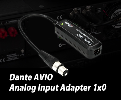 Dante AVIO Analog Input Adapter 1x0