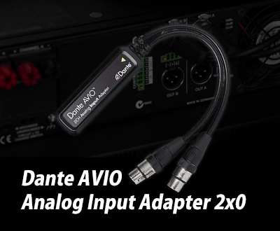 Dante AVIO Analog Input Adapter 2x0