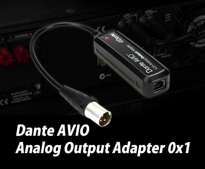 Dante AVIO Analog Output Adapter 0x1