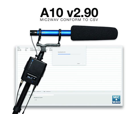 Audio Limited宣布最新v2.90版本 A10数字无线系统远程控制软件及其配套的Mic2Wav