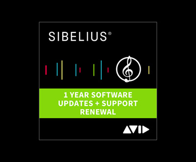 Sibelius 1Y Updates Support RENEW