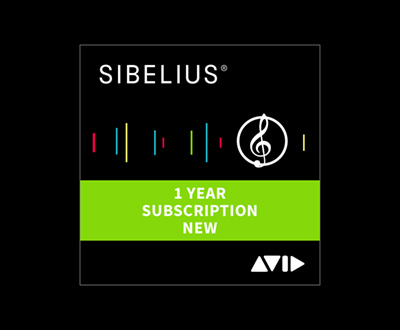 Sibelius Artist 1Y Subscription NEW