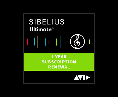 Sibelius Ultimate 1Y Subscription RENEW