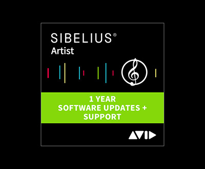 Sibelius Artist 1Y Software Updates + Support