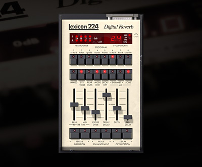 UAD Lexicon 224 Digital Reverb