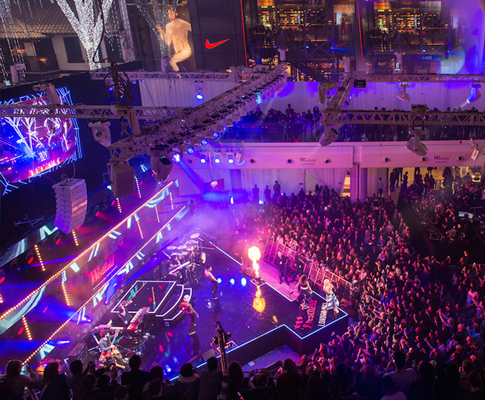 伦敦 WestField 购物中心的 Optocore 基础网络设施