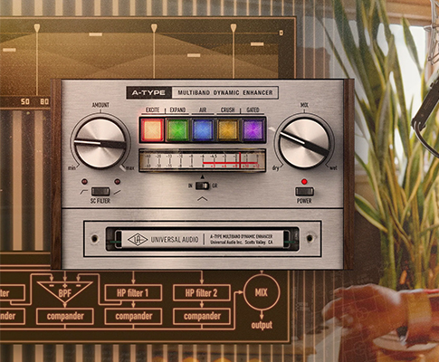 Iconic Air and Excitement: UA Releases A-Type Multiband Dynamic Enhancer UAD Plug-In