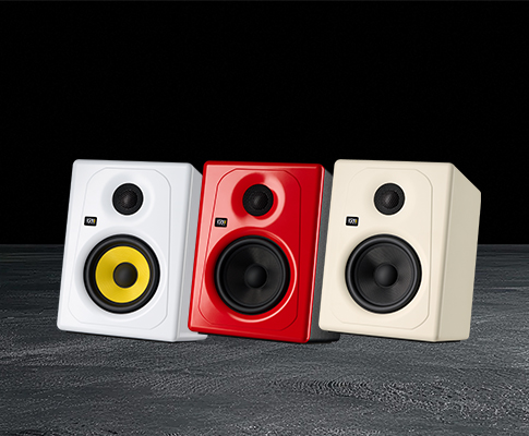 KRK K5 三款全新配色现已推出,为创作空间注入视觉与声音的双重灵感