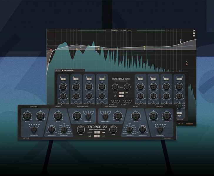 Softube 推出两款全新的音频插件：Reference 1998 Equalizer 和 Reference 1956 Equalizer